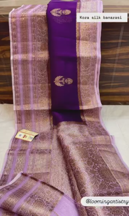 Kora Silk Banarasi